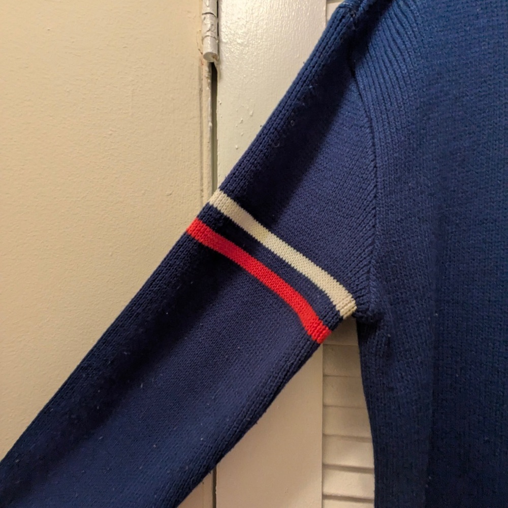 Vintage Wool Repage Sweater ~ 1980s Preppy Americana! - Picture 7 of 8